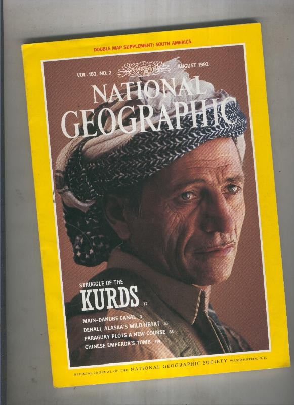 National geographic 1992 august: struggle of the kurds 
