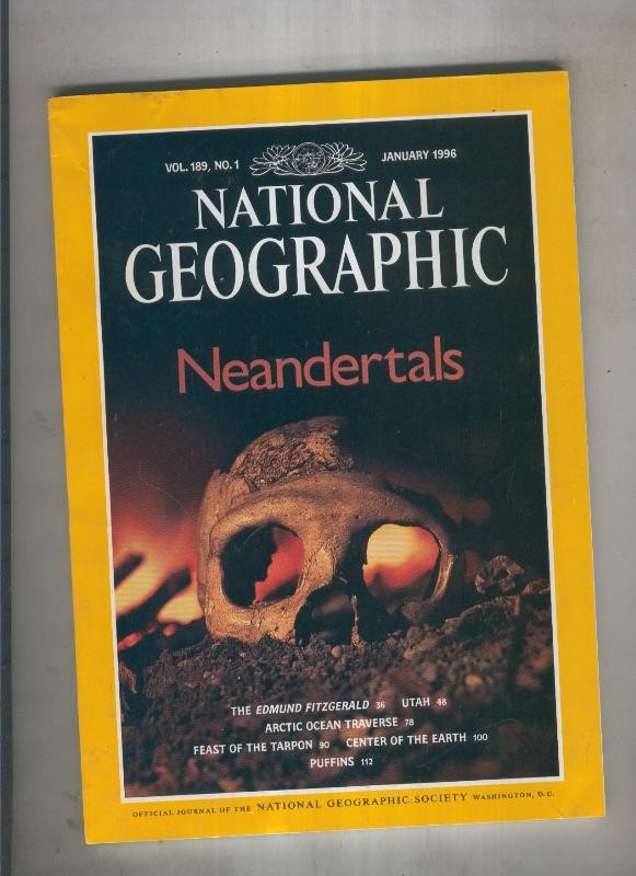 National geographic 1996 january: Neandertals 