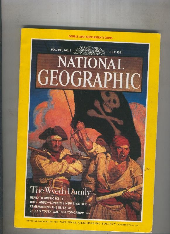 National geographic 1991 july: The wyeth family 