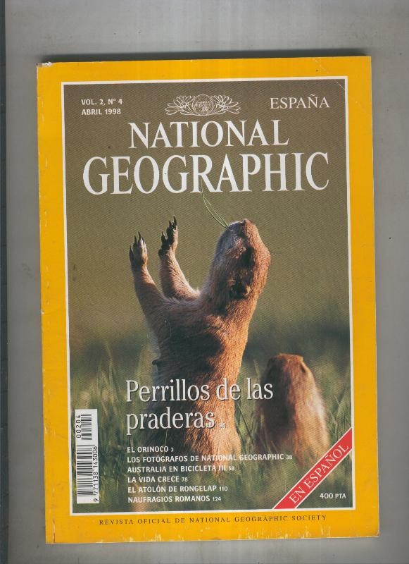 National geographic 1998 abril: Perrillos de las praderas 