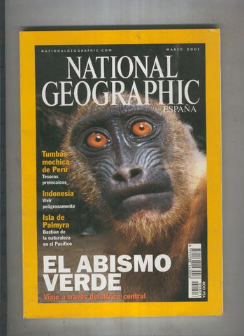 National geographic 2001 Marzo:El abismo verde viaje del africa central 