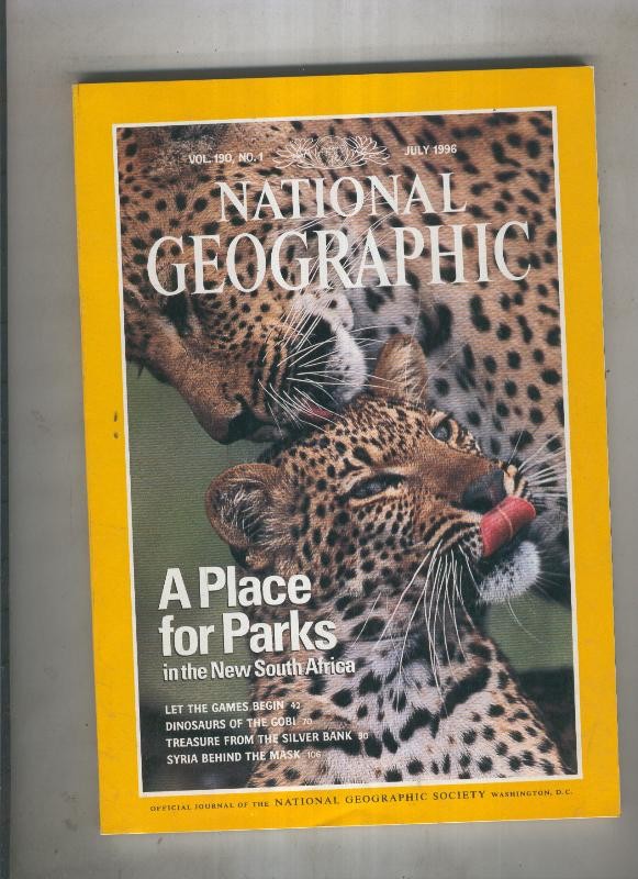 National geographic 1996 july: A place for parks in the new south africa 