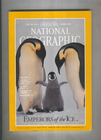 National geographic 1996 March: Emperors of the ice 