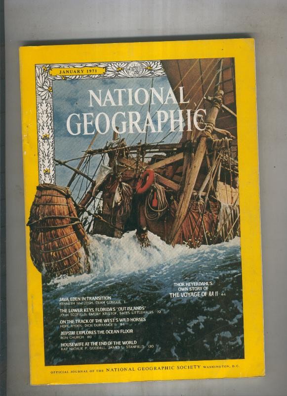 National geographic 1971 january