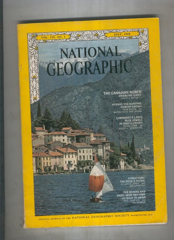 National geographic 1968 july: The canadia north emerging giant 