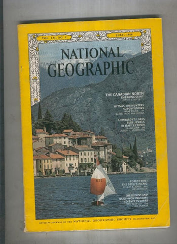 National geographic 1968 july: The canadia north emerging giant 