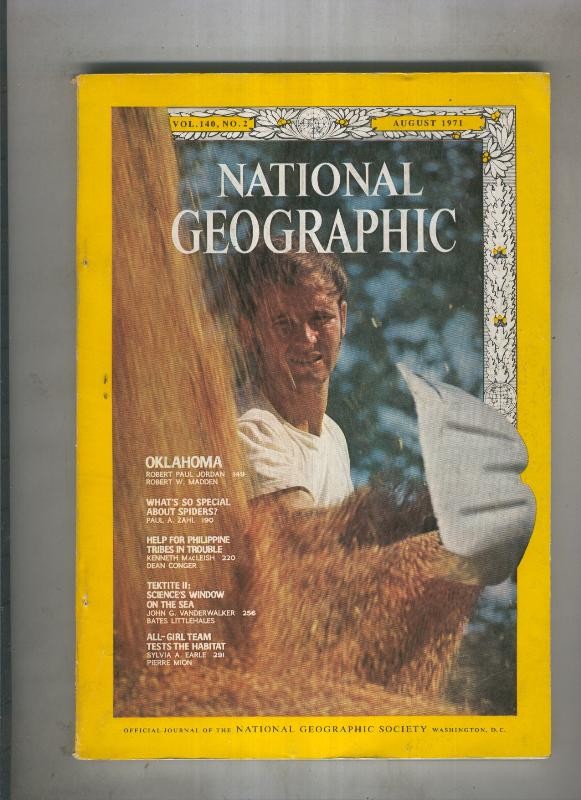 National geographic 1971 august:Oklahoma