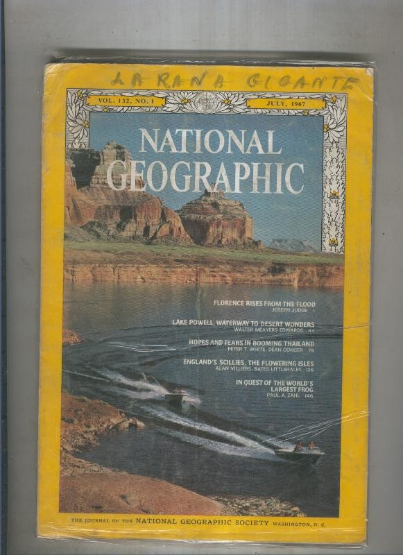 National geographic 1967 july:
