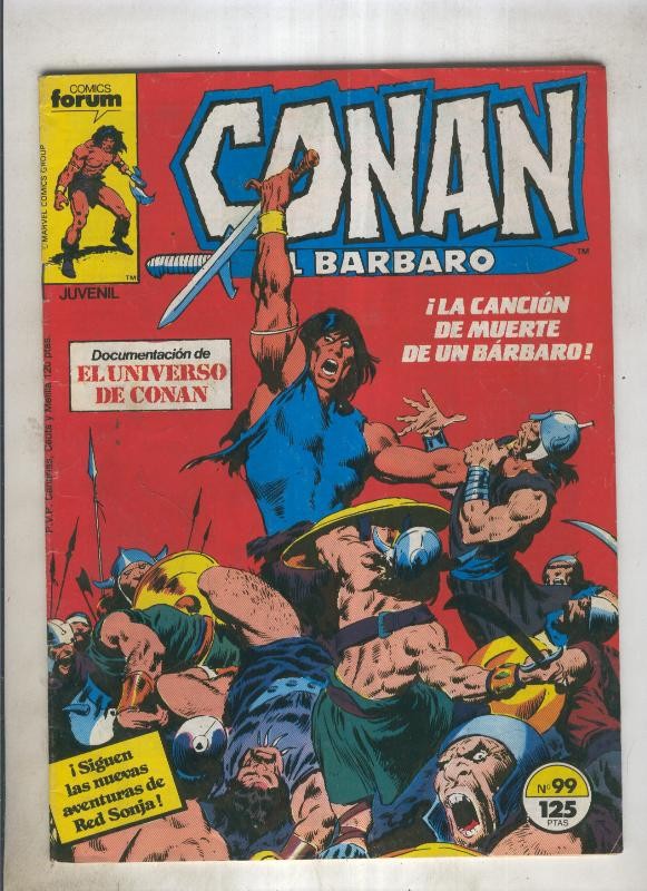 Conan el Barbaro primera edicion numero 099 (numerado 2 en trasera)
