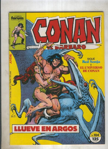 Conan el Barbaro primera edicion numero 104 (numerado 3 en trasera)