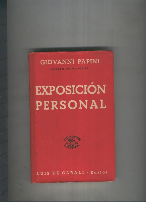Coleccion Latina: Exposicion personal