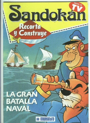 Sandokan recorta y construye numero 1: La gran batalla naval