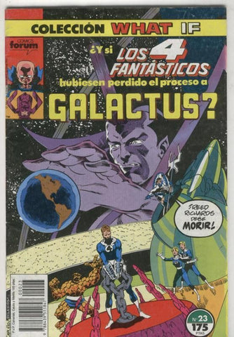 What If volumen 1 numero 23: Los 4 Fantasticos y Galactus