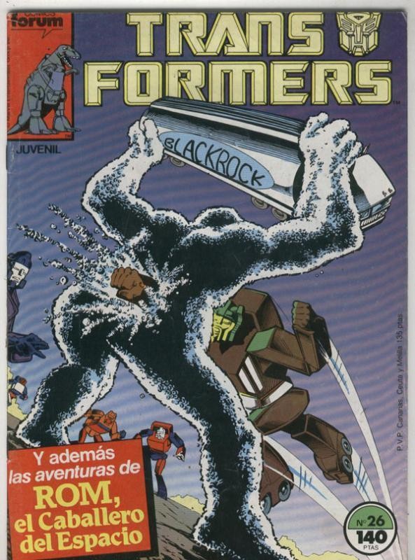 Transformers numero 26: procede de retapado