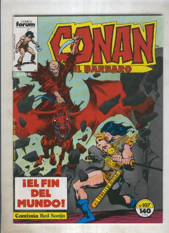 Conan el Barbaro primera edicion numero 107 (numerado 3 en trasera)