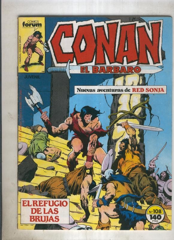 Conan el Barbaro primera edicion numero 108 (numerado 5 en trasera)