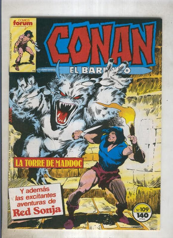 Conan el Barbaro primera edicion numero 109 (numerado 3 en trasera)