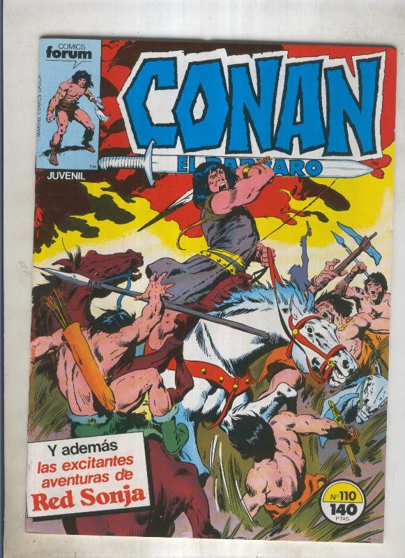 Conan el Barbaro primera edicion numero 110 (numerado 2 en trasera)