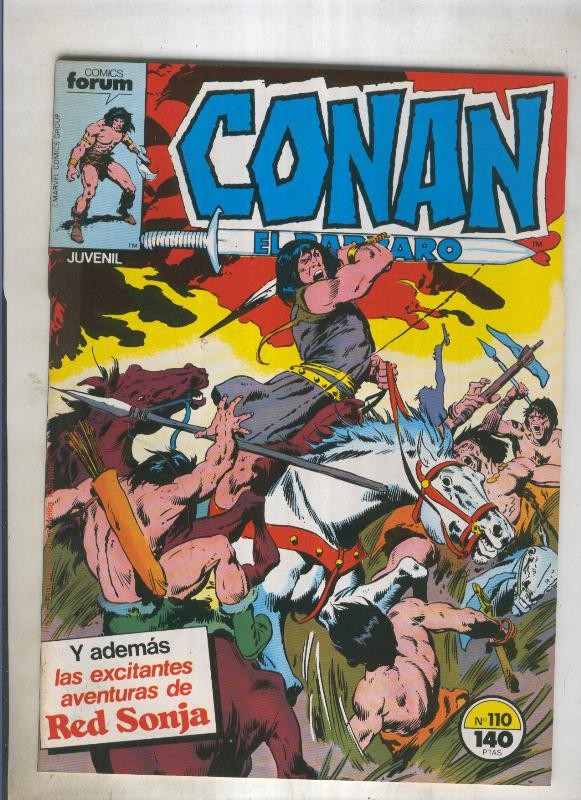 Conan el Barbaro primera edicion numero 110 (numerado 3 en trasera)