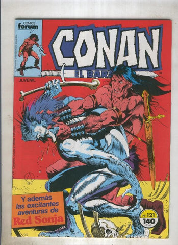Conan el Barbaro primera edicion numero 121 (numerado 3 en trasera)
