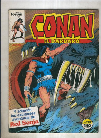 Conan el Barbaro primera edicion numero 123 (numerado 3 en trasera)