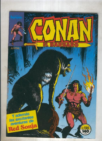 Conan el Barbaro primera edicion numero 125 (numerado 3 en trasera)
