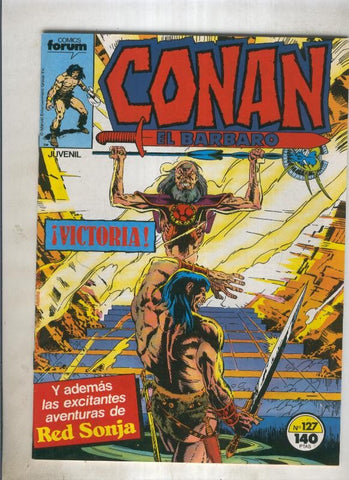 Conan el Barbaro primera edicion numero 127 (numerado 3 en trasera)