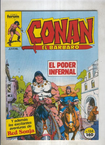 Conan el Barbaro primera edicion numero 134 (numerado 3 en trasera)