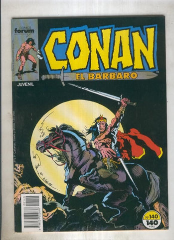 Conan el Barbaro primera edicion numero 140 (numerado 1 en trasera)
