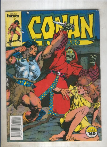 Conan el Barbaro primera edicion numero 141 (numerado 4 en trasera)