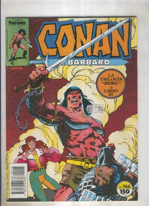 Conan el Barbaro primera edicion numero 146 (numerado 7 en trasera)