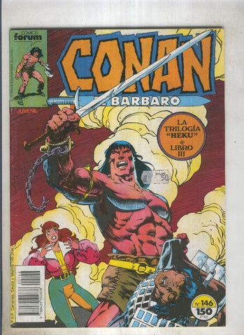 Conan el Barbaro primera edicion numero 146 (numerado 7 en trasera)