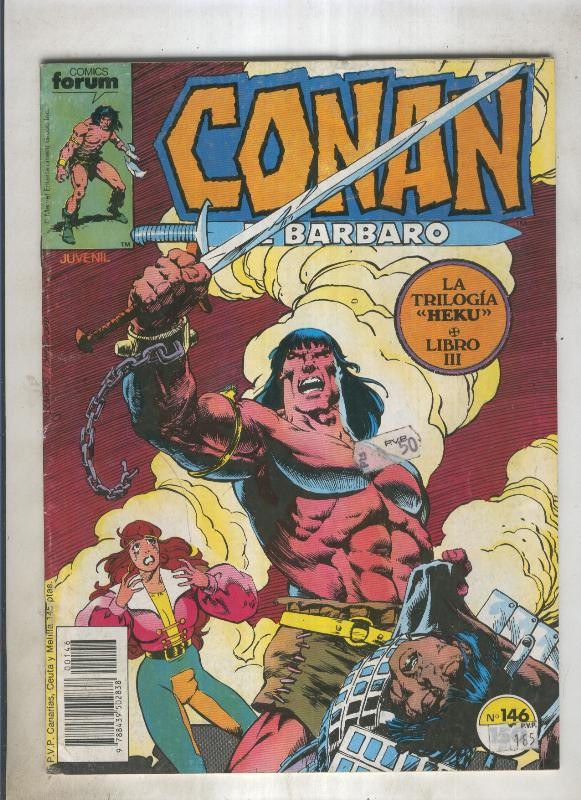 Conan el Barbaro primera edicion numero 146 (numerado 8 en trasera)