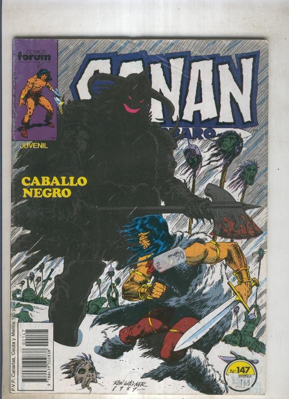 Conan el Barbaro primera edicion numero 147 (numerado 2 en trasera)