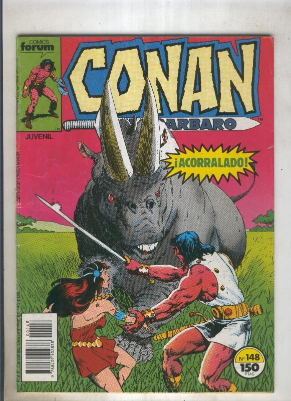 Conan el Barbaro primera edicion numero 148 (numerado 1 en trasera)