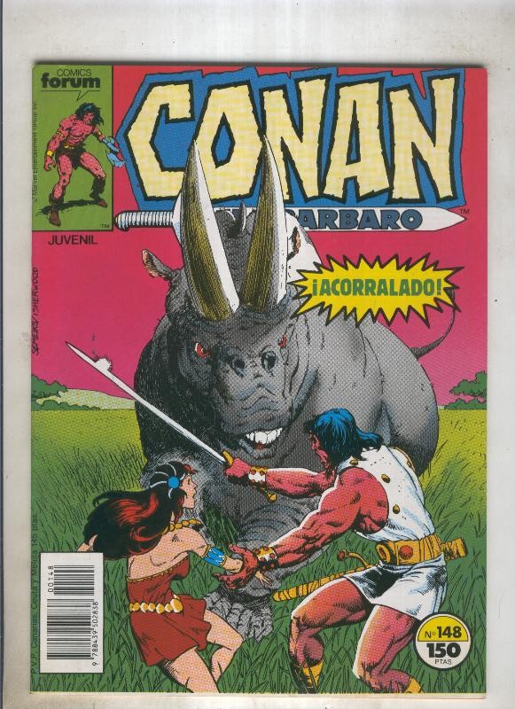 Conan el Barbaro primera edicion numero 148 (numerado 2 en trasera)
