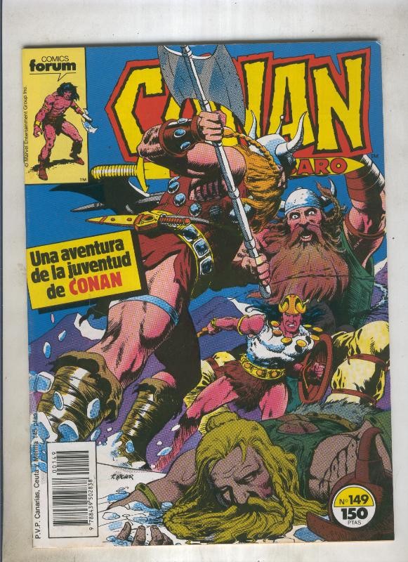 Conan el Barbaro primera edicion numero 149 (numerado 1 en trasera)