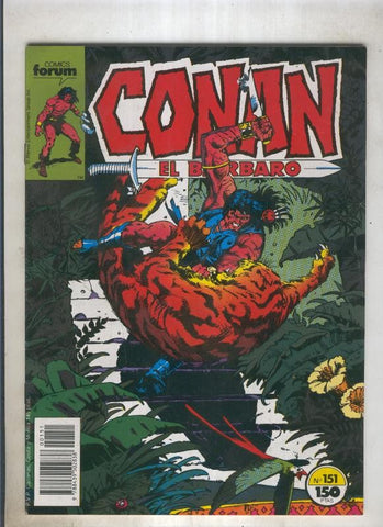 Conan el Barbaro primera edicion numero 151 (numerado 1 en trasera)