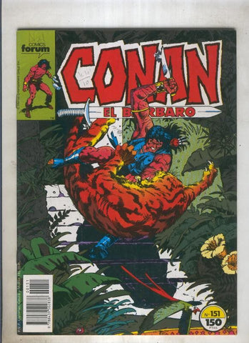 Conan el Barbaro primera edicion numero 151 (numerado 2 en trasera)