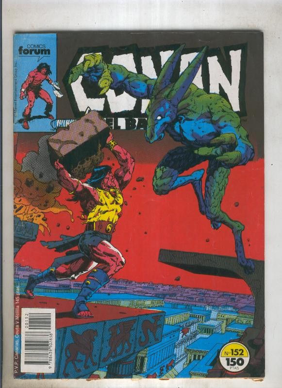 Conan el Barbaro primera edicion numero 152 (numerado 1 en trasera)