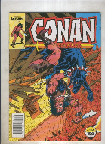 Conan el Barbaro primera edicion numero 154 (numerado 2 en trasera)