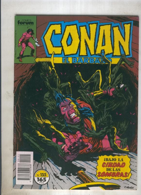 Conan el Barbaro primera edicion numero 155 (numerado 1 en trasera)