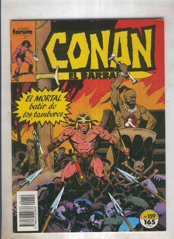 Conan el Barbaro primera edicion numero 159 (numerado 1 en trasera)
