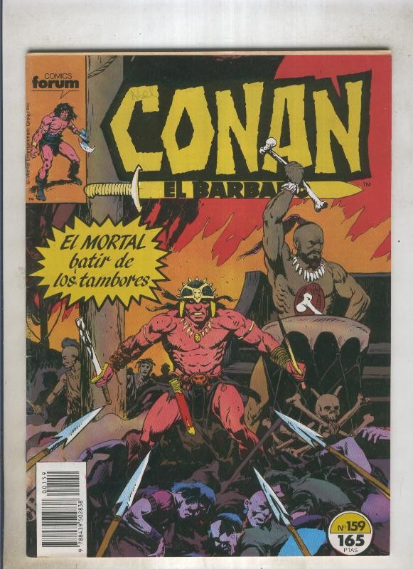 Conan el Barbaro primera edicion numero 159 (numerado 2 en trasera)
