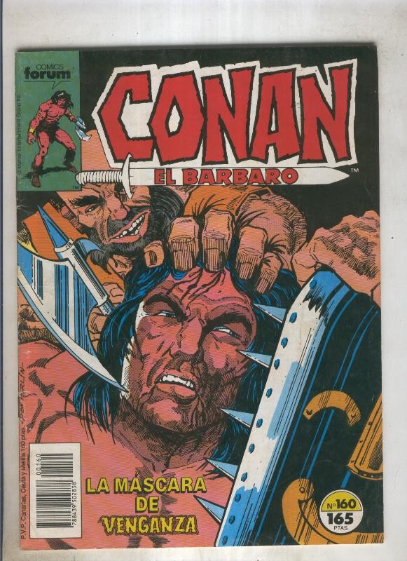 Conan el Barbaro primera edicion numero 160 (numerado 1 en trasera)