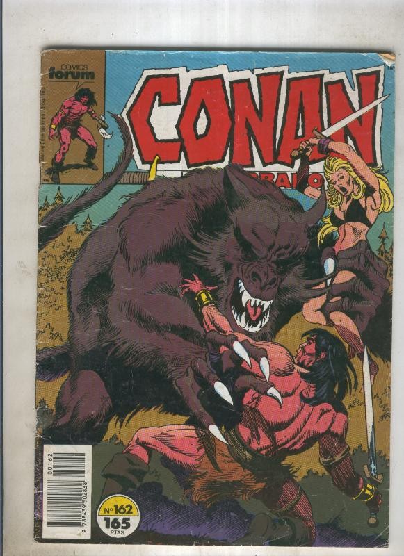 Conan el Barbaro primera edicion numero 162 (numerado 2 en trasera)