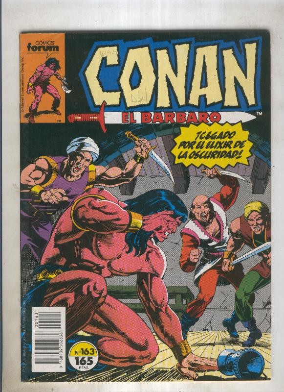 Conan el Barbaro primera edicion numero 163 (numerado 2 en trasera)