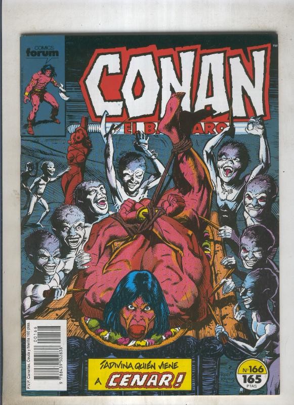 Conan el Barbaro primera edicion numero 166 (numerado 2 en trasera)