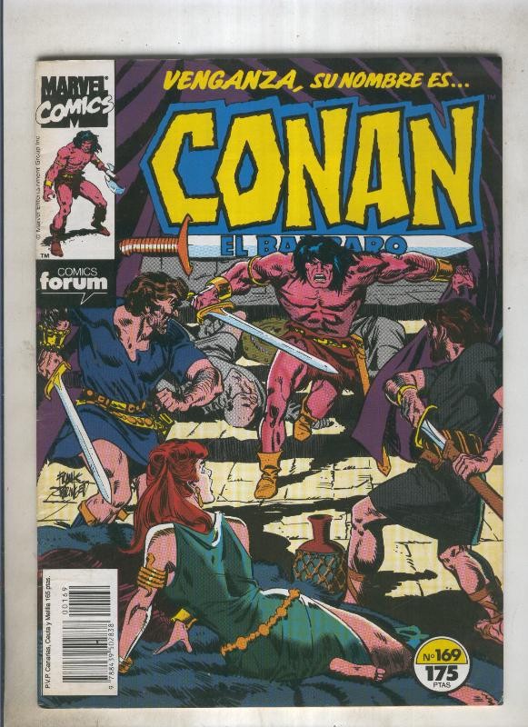 Conan el Barbaro primera edicion numero 169 (numerado 2 en trasera)
