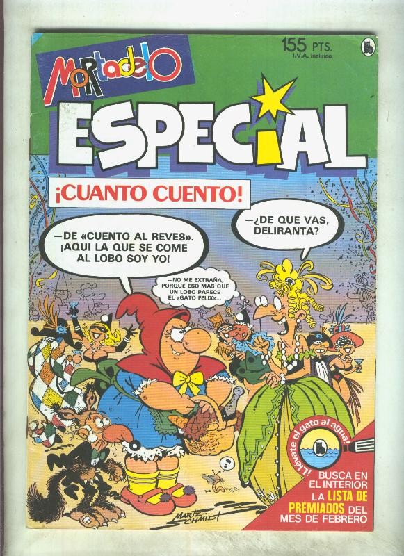 Mortadelo Especial numero 206: Cuanto cuento (numerado 08 en trasera)